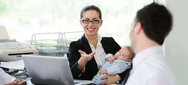 Bambini in ufficio